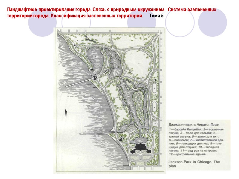 Ландшафтное проектирование города. Связь с природным окружением.  Система озелененных территорий города. Классификация озелененных